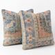 Set of 2 vintage Turkish cushion covers 61x61 cm