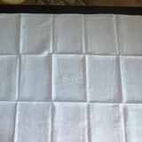 Set of 14 monogrammed damask towels