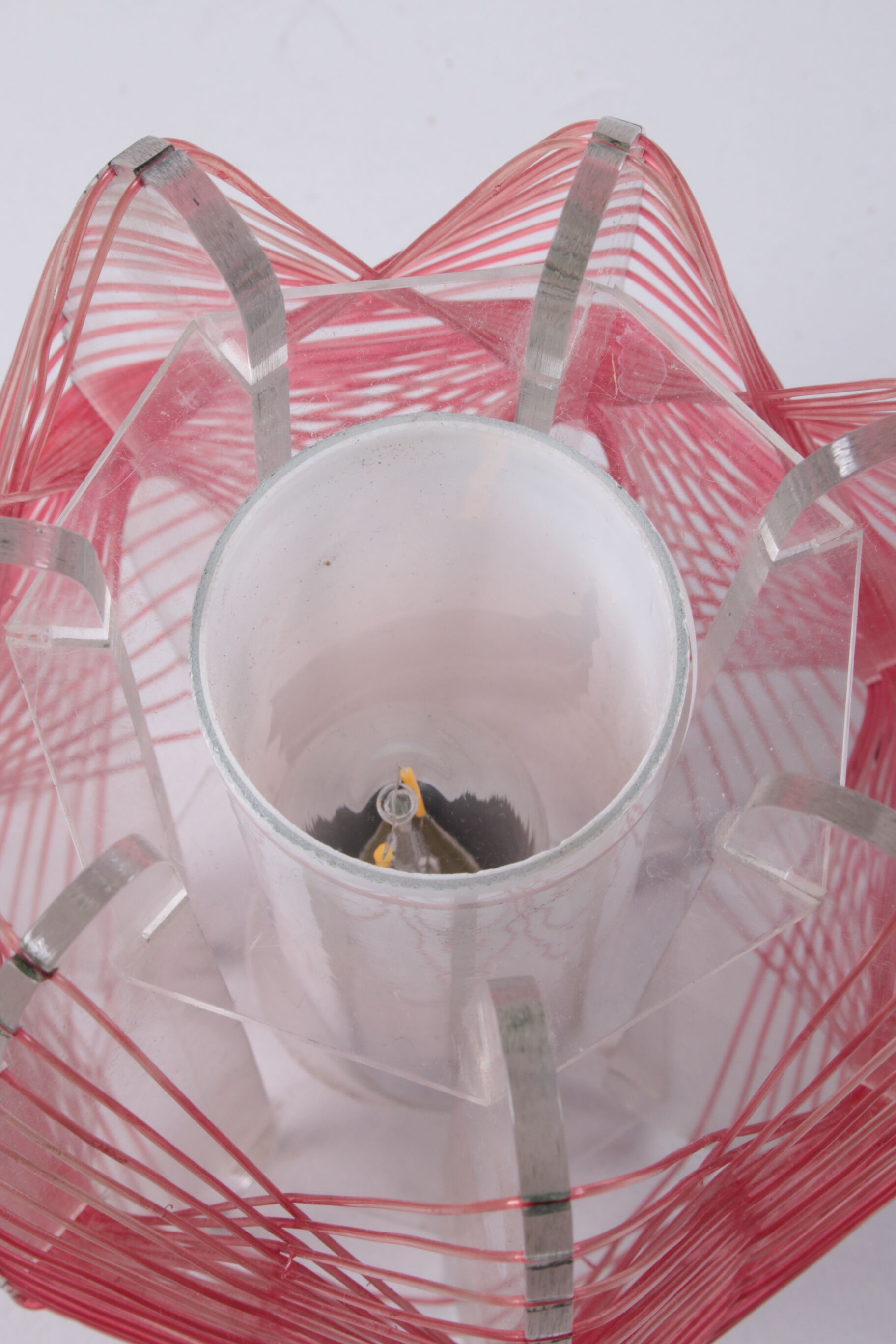 Vintage spider web table lamp 1960s