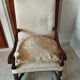 Wood and fabric armchair in Louis XIV style (or High Period style)