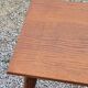 Vintage oak coffee table from the 50s feet compass
