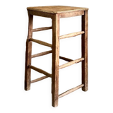Wooden workshop stool