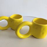 Pair of Donut cups by Petite Friture designed by Pia Chevalier