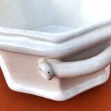 Glazed ceramic planter by Christophe de Mons, a ceramist