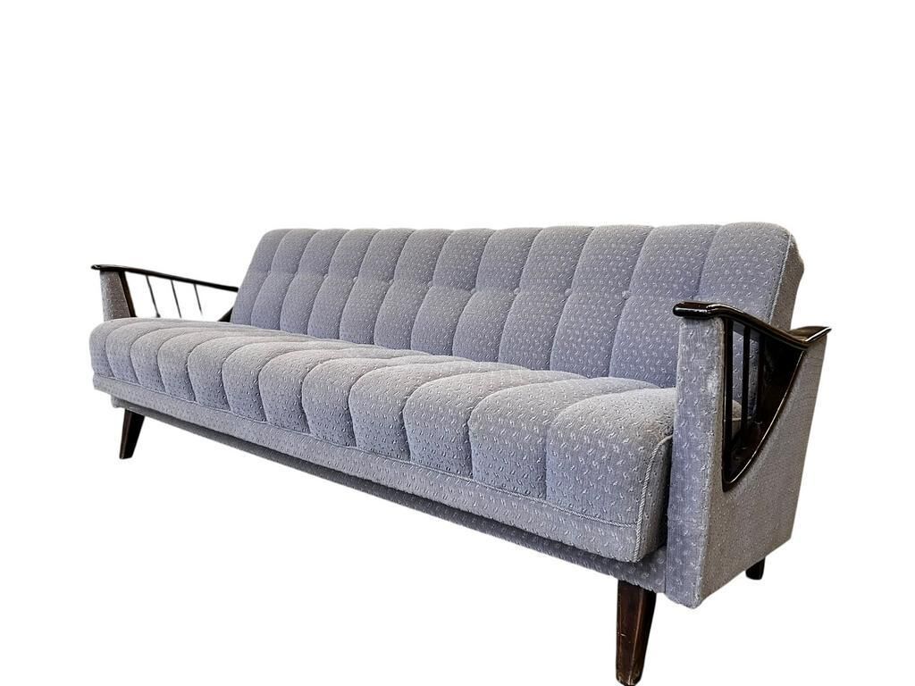 Grey vintage sofa / sofa / bed