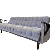 Grey vintage sofa / sofa / bed