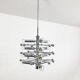 Modernist Chrome Sputnik Hanging Light, Cosack Lights 1970s, Germany