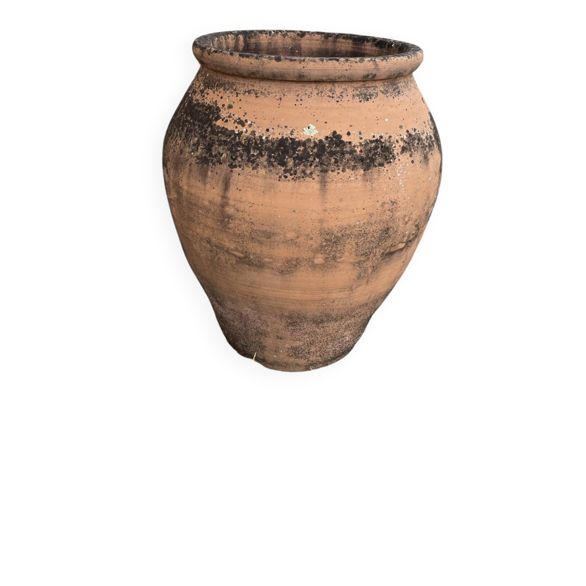 Very large ancient handmade terracotta jar – 80 cm
