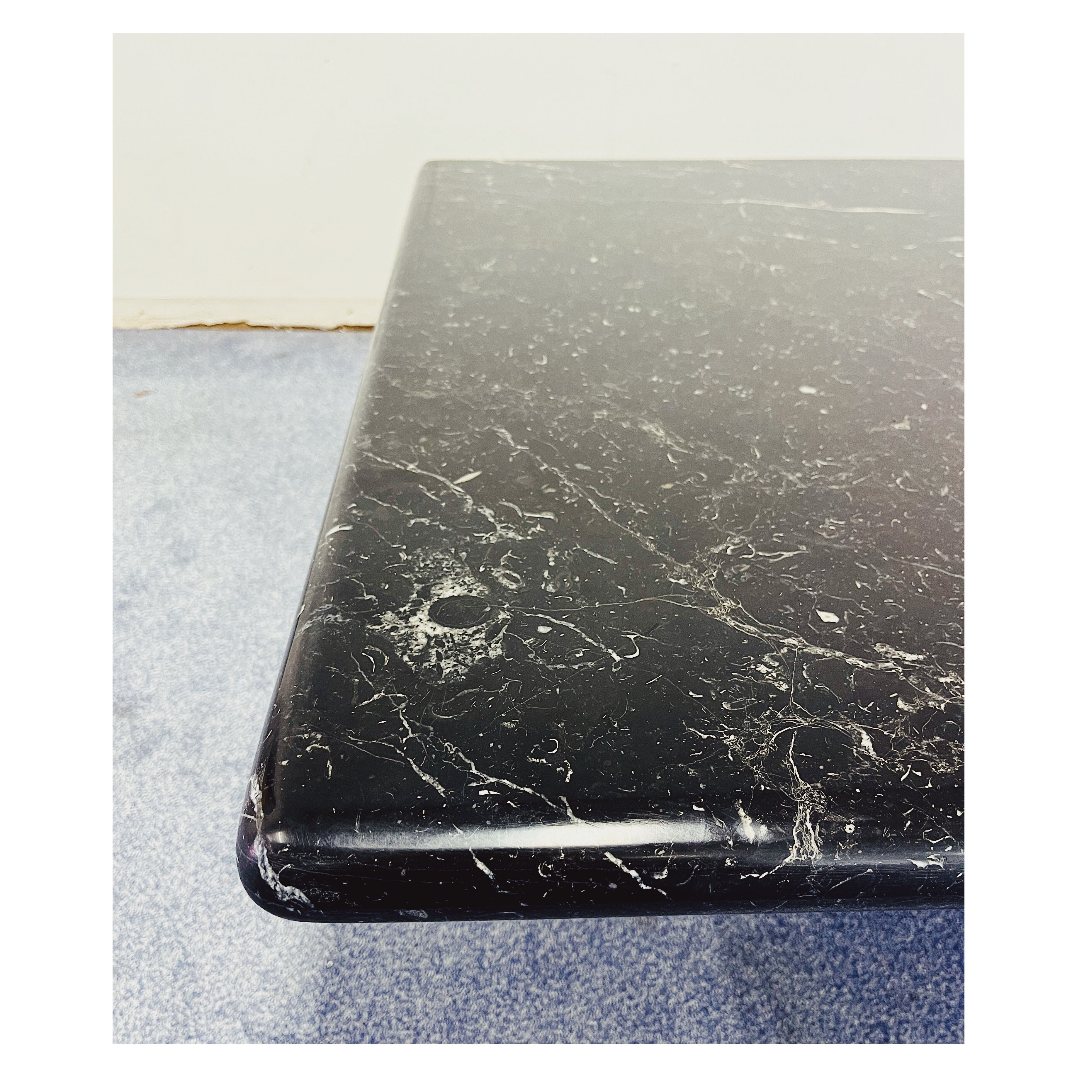 Marble Coffee Table Black