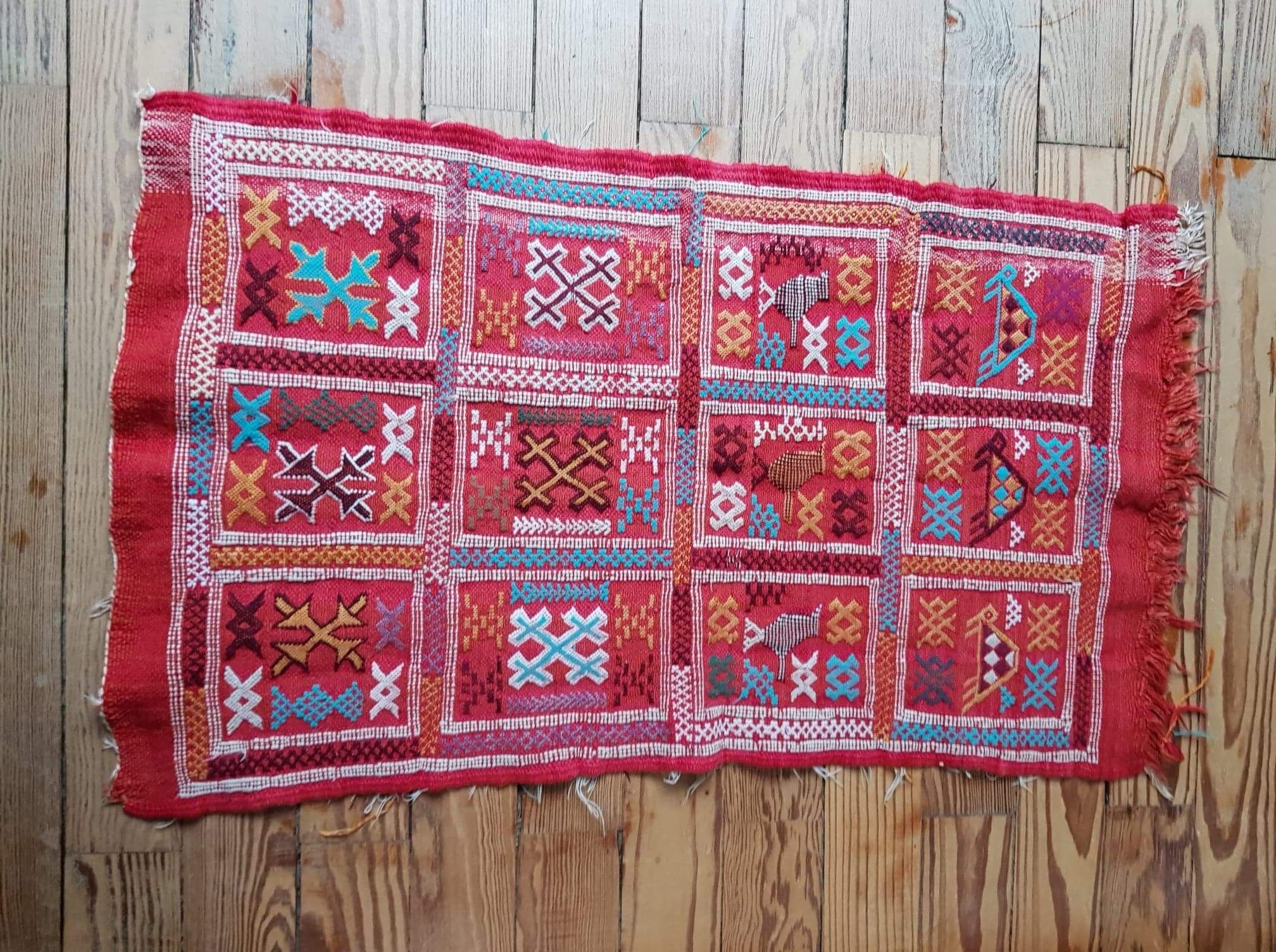 Berbere carpet kilim tribal zimour