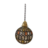 Vintage ball hanging lamp