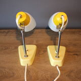 Set of two table lamp/Kamenický Šenov, 1960´s.