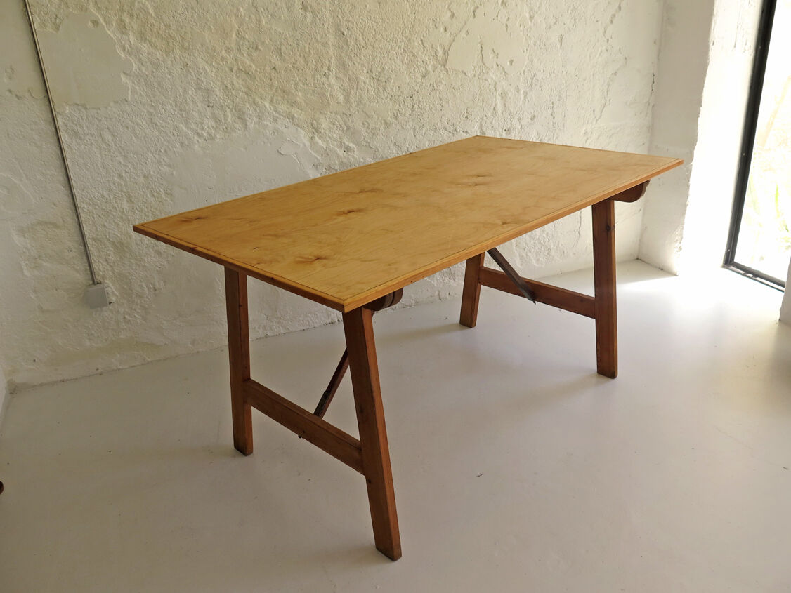 Vintage foldable table, 1940s