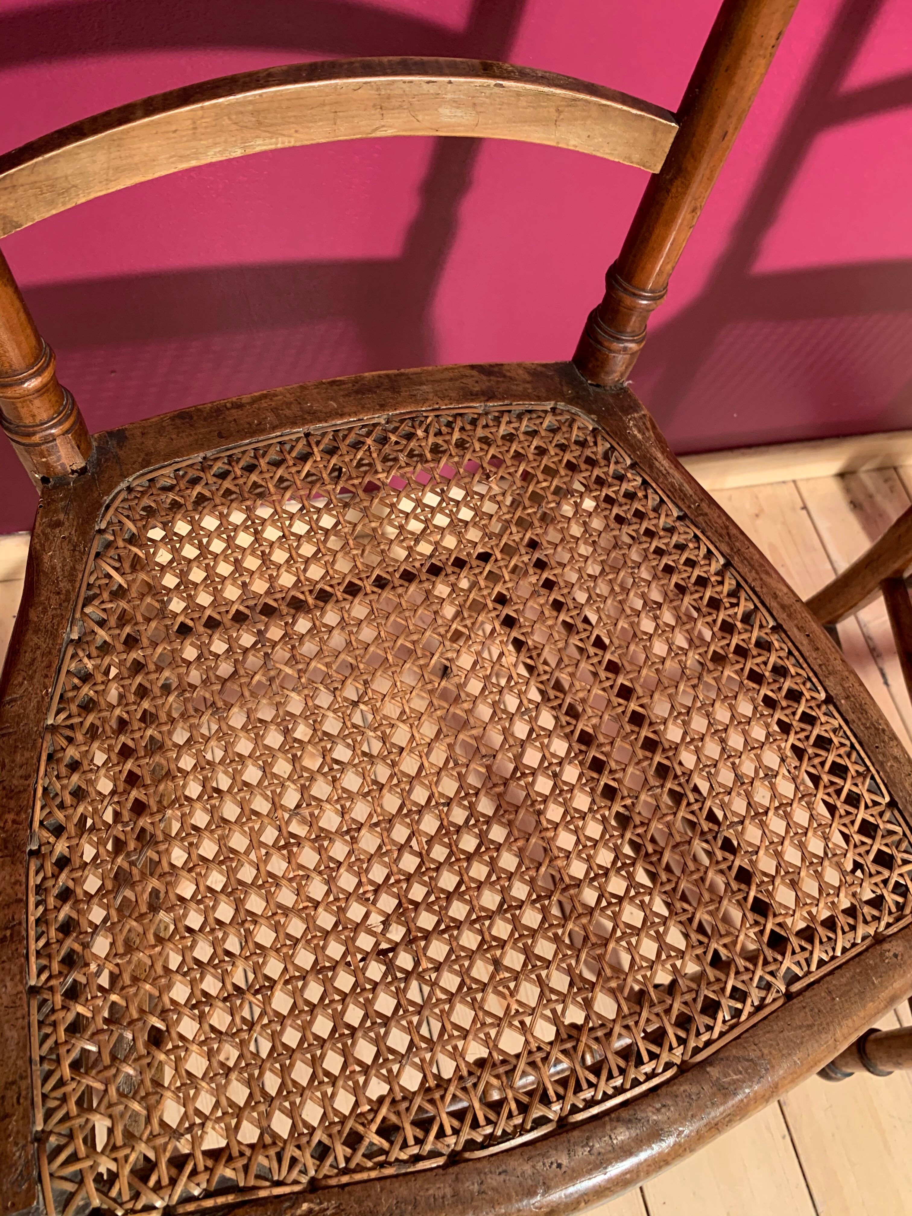 Pair of art nouveau chairs