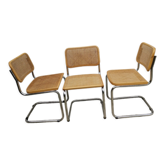 Trio of chairs by Marcel Breuer