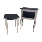 Duo of bedside tables