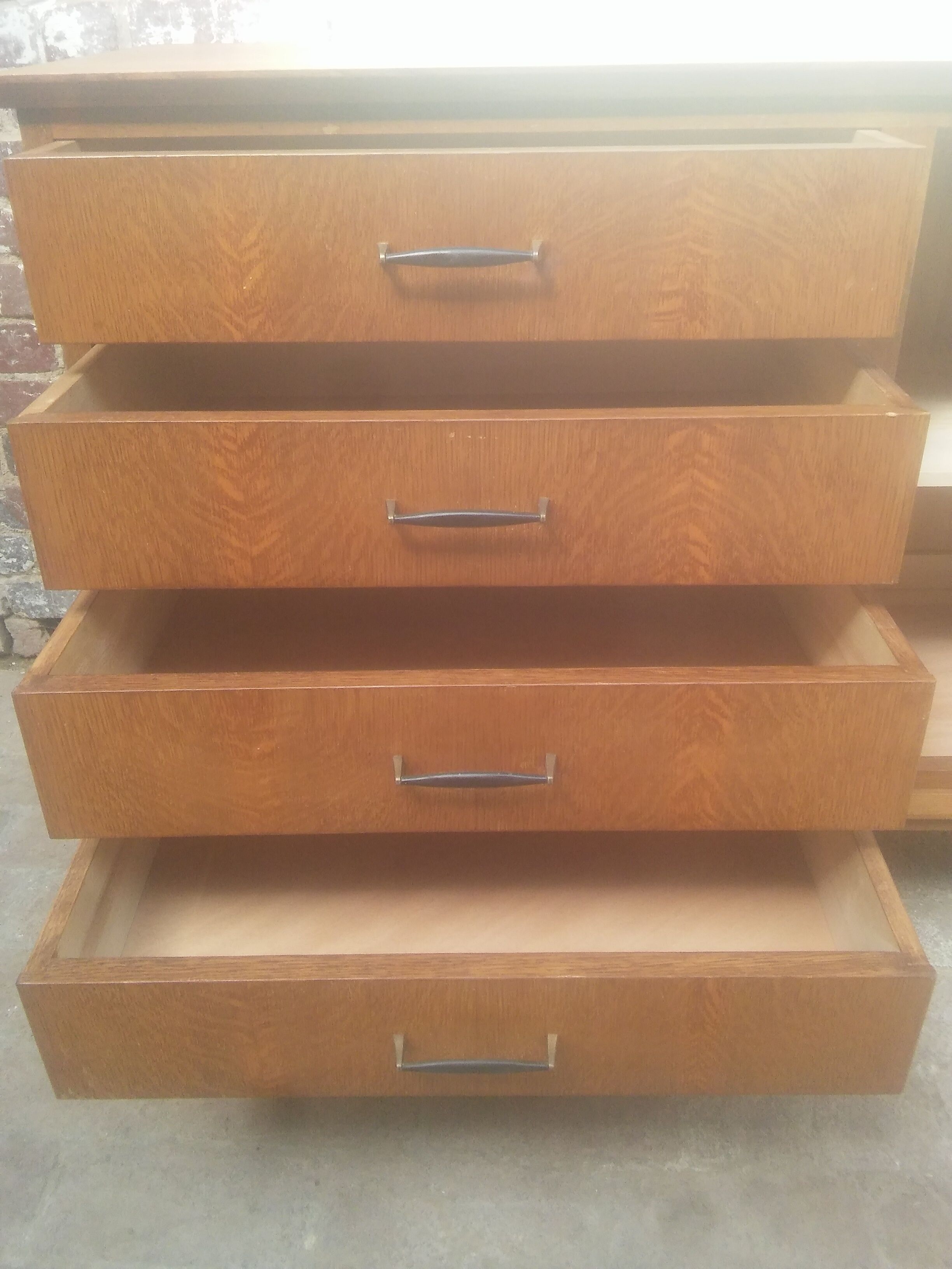 Scandinavian dresser with compass feet