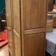 Louis XV linen cabinet in cherry period mid-twentieth century (delivery possible)