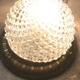 Vintage glass and brass ceiling