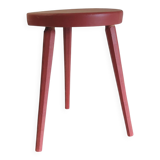 Tripod stool in solid oak - mid 20th century