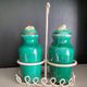 Oiler vintage vinegar 1950 ceramic and perforated metal