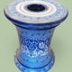 Column pedestal for a ceramic plant pot from Nevers.