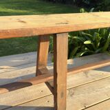 Large antique solid wood bench – 2.40 m
