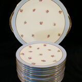 Porcelain pie service of limoges 50 years
