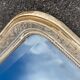 Antique mirror beveled glass Louis Philippe patinated 62x86cm