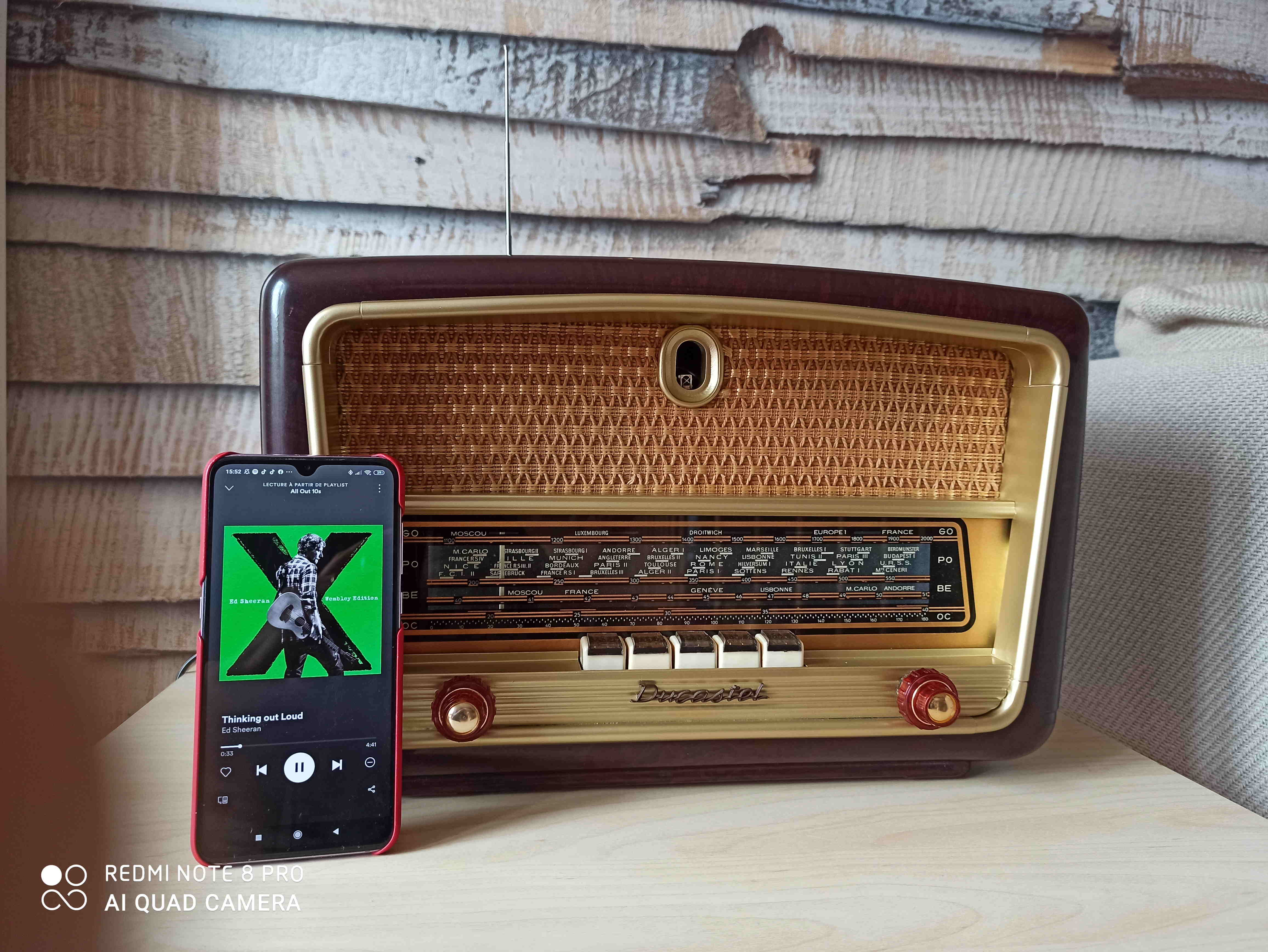 Ducastel radio station - Favorite model (1957) - Bluetooth compatible