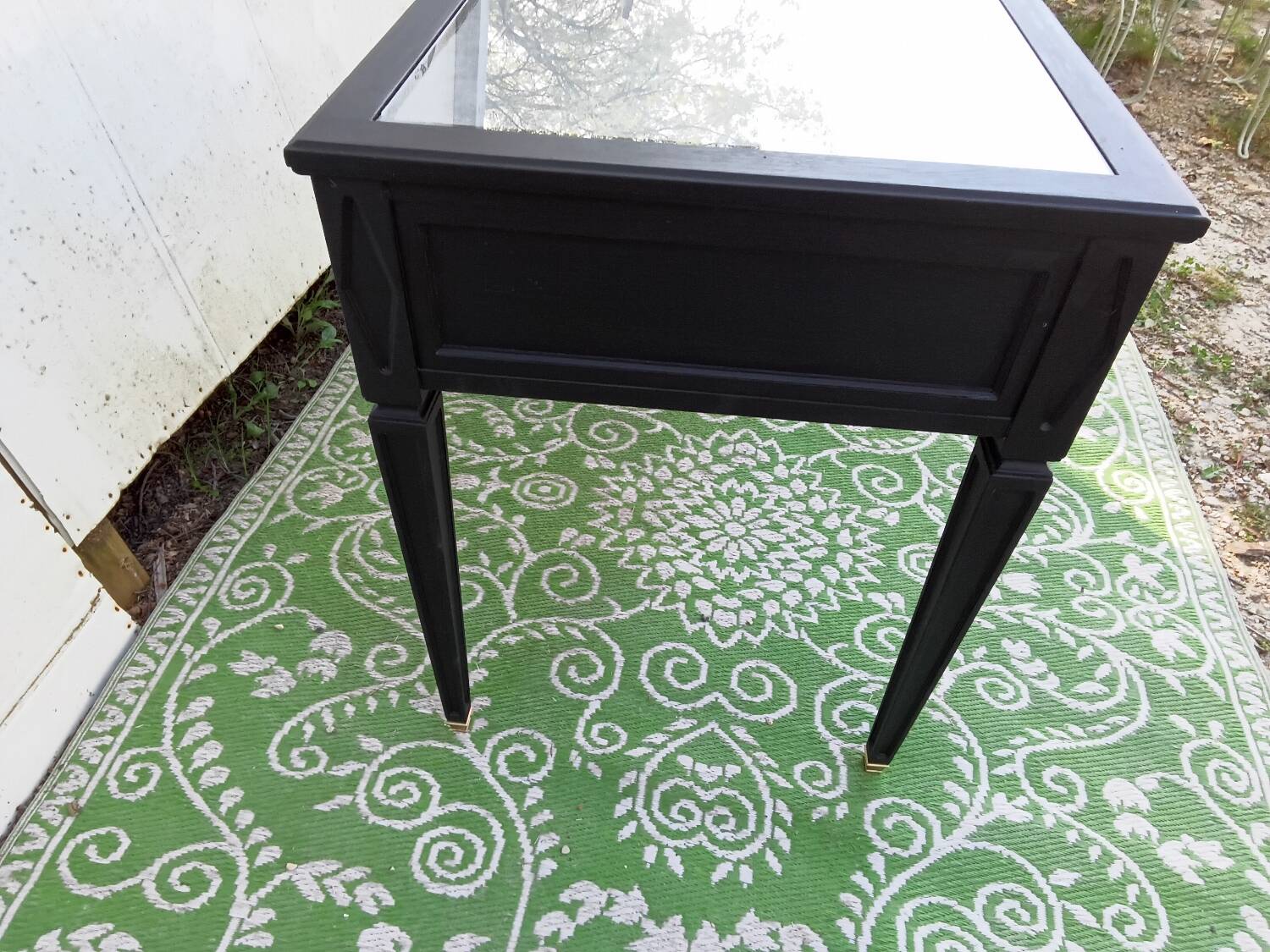 Black desk