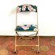 Chaise pliante vintage upcyclée