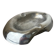 Brutalist ashtray by Art3, solid aluminium, Spain, 1970s