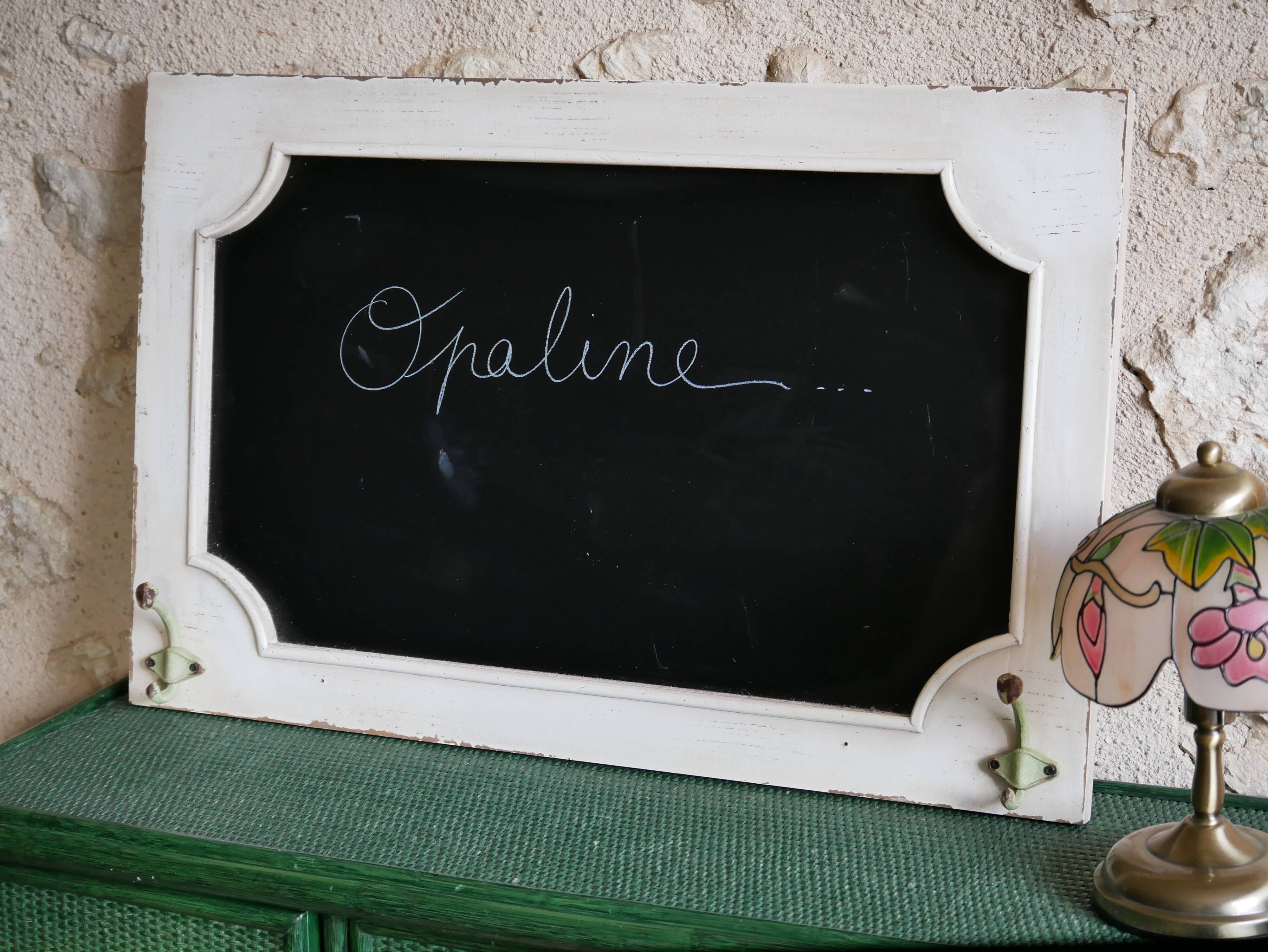 Coat hook slate board