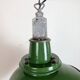 Large Industrial Green Enamel Factory Pendant Lamp from Benjamin, 1960s