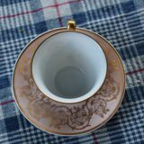 Coffee cup and saucer porcelain Raynaud