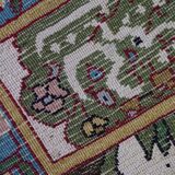 Oriental carpet in colorful silk, twentieth century 190x122cm