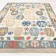 Tapis Kilim de luxe de style rare géométrique 9x11, tapis Kilim vintage de grande surface