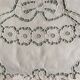 Sheet and pillowcases embroidered linen Richelieu old Castle
