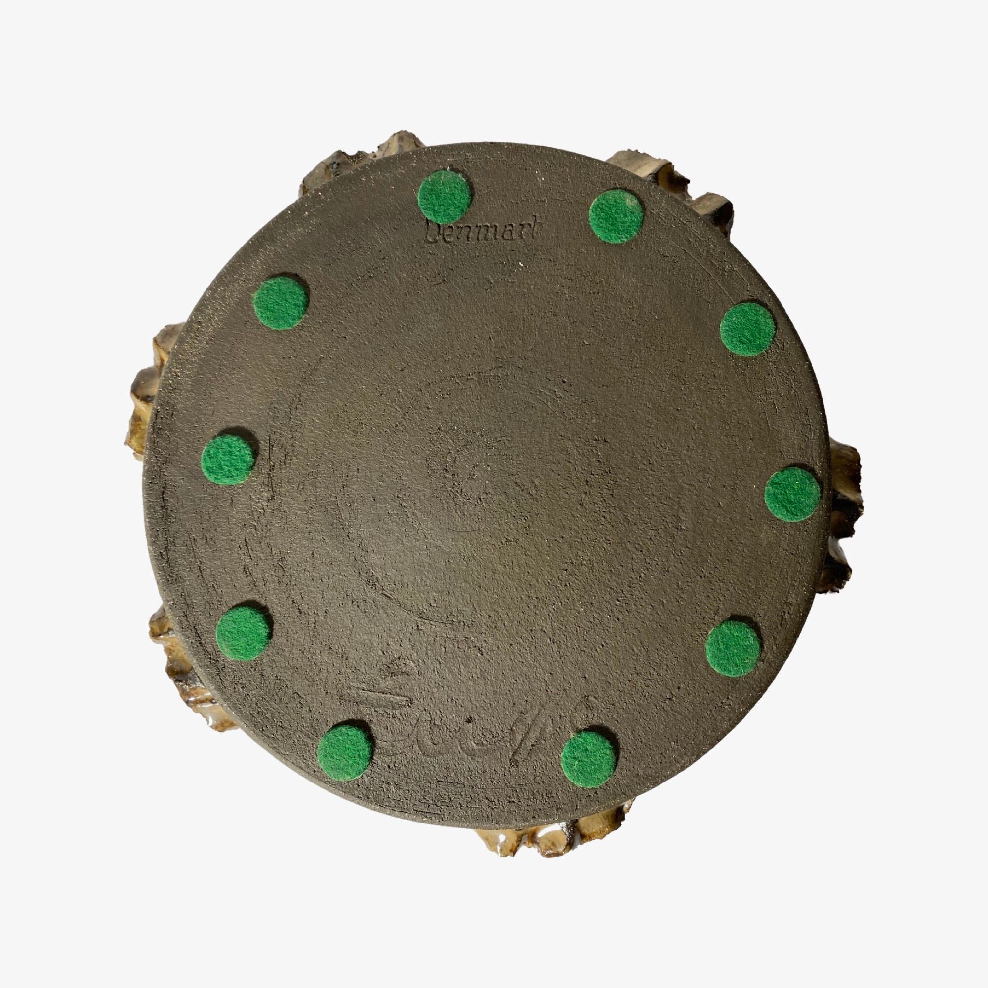 Handmade Vintage Ceramic Pottery Bowl From Denmark 1960s