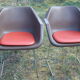 Set of 4 armchairs Robin day model created in 1967 edited by hill