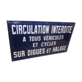 Old-time no-circulation email plate
