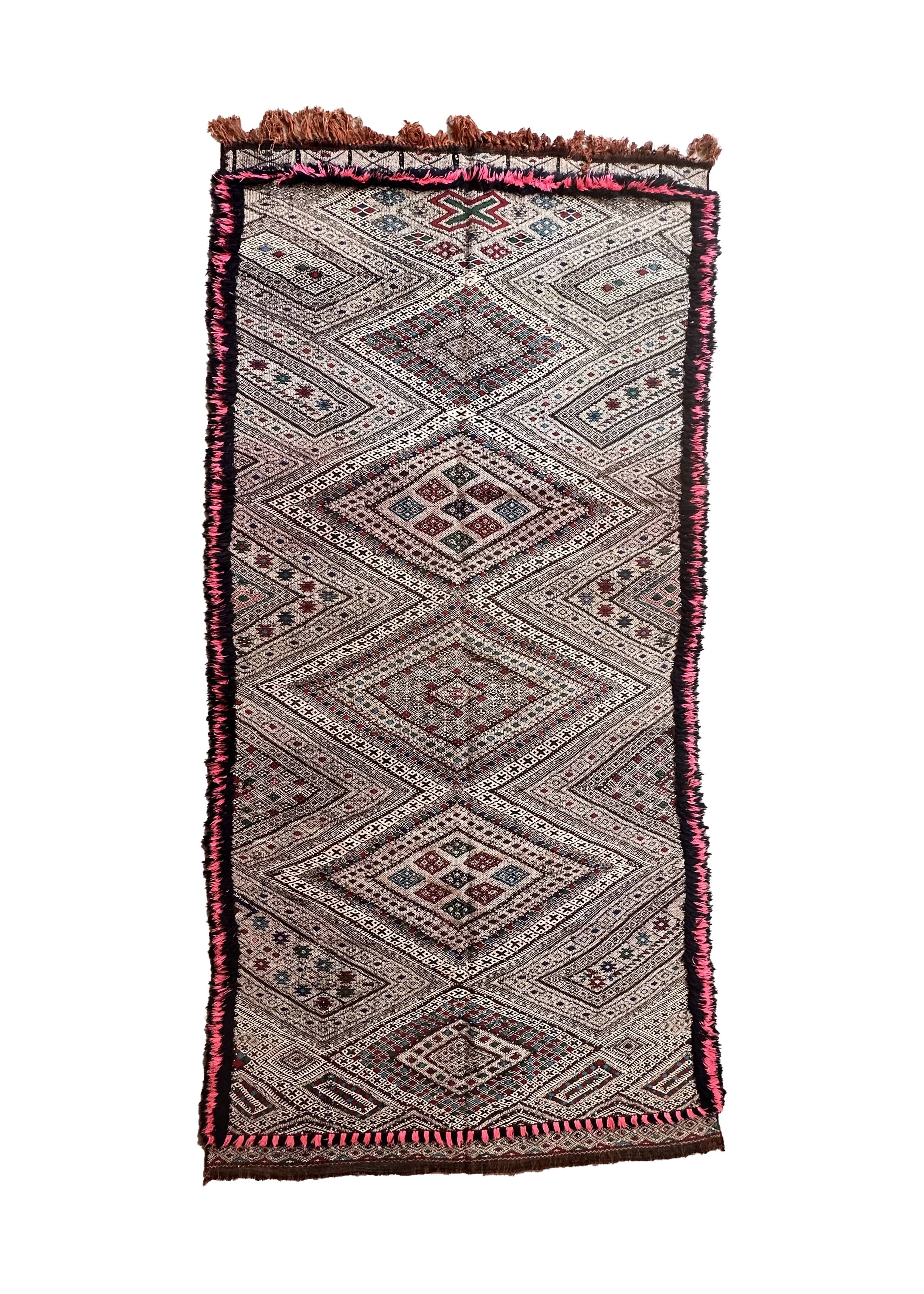 Moroccan Kilim Zayan Rug - 310 x 147 cm
