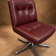 Leather armchair P128 Osvaldo Bordani