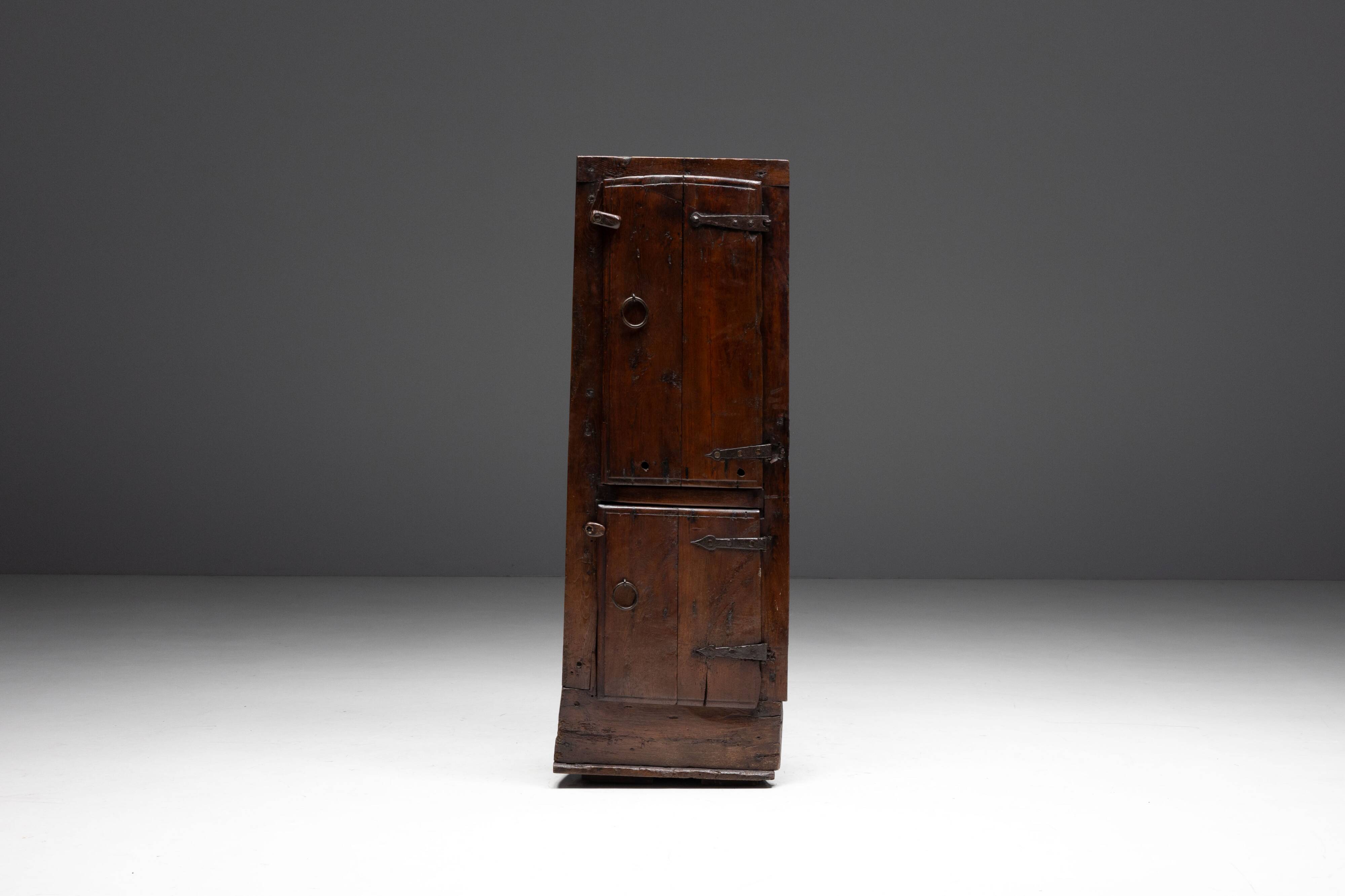 Antique Vernacular Cabinet, France, 19th Century