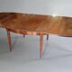 Large extendable oval table up to 3 metres, walnut.