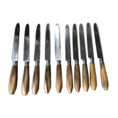 Set of 10 Art Deco knives