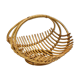 Stylized rattan fruit cup