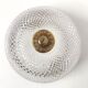Ceiling lamp round brass wall lamp and diamond-tipped brass