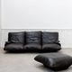 Canapé vintage Marsala pour Ligne Roset en cuir marron, 1980